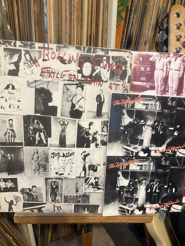THE ROLLING STONES ORIGINAL EXILE ON MAIN STREET 1972 WITH POSTCARDS 12 VG+