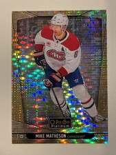 Mike Matheson 2024-25 O-Pee-Chee Platinum Seismic Gold Parallel /50 #173