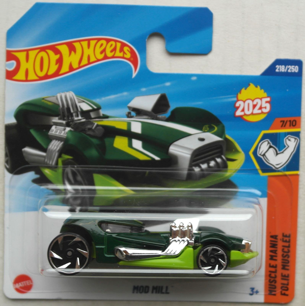 Hot Wheels Mod Mill DunkelgrüN/GelbgrüN Neu/Ovp Hw Auto Car Mattel Spielzeugauto-image