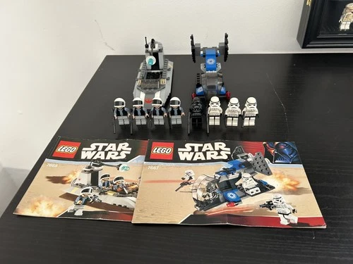 LEGO Star Wars LOT: Imperial Dropship (7667), Rebel Scout Speeder (7668), (8028)