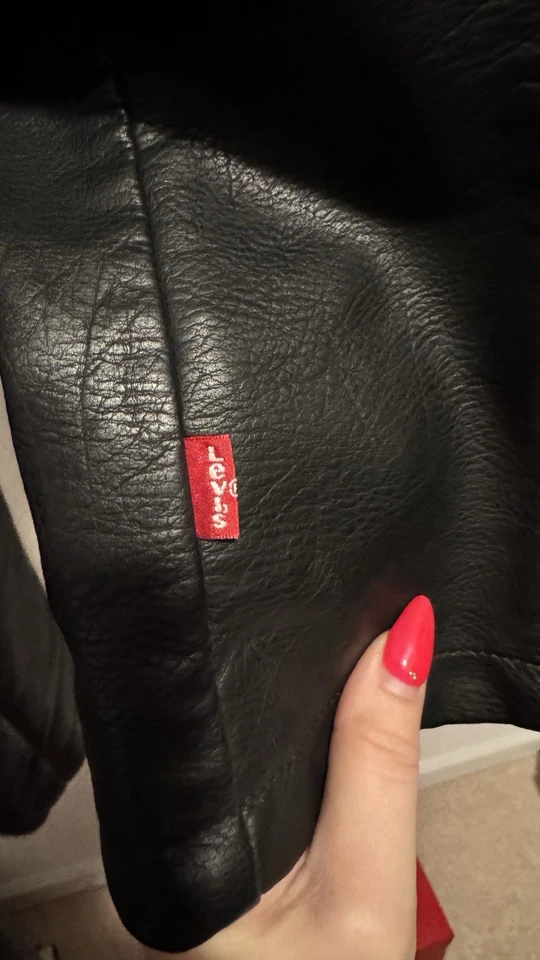 Chaqueta de moto Levis para mujer, talla M Foto 3 de 4