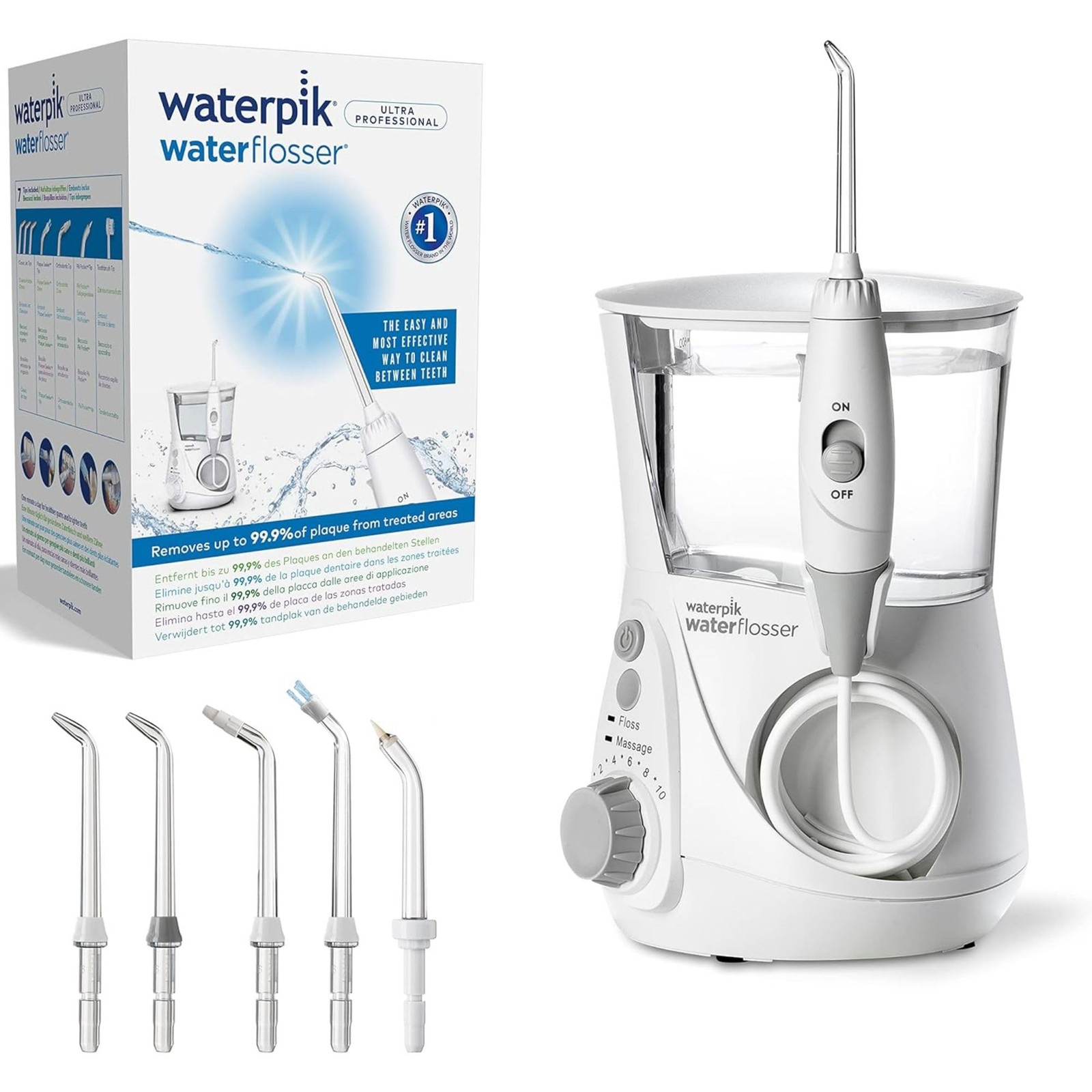 Waterpik Ultra Professional Idropulsore Dentale WP-660 | 6 Testine