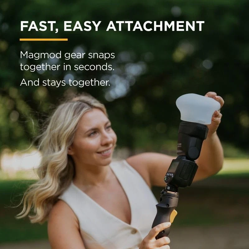 MagSphere 2 & MagGrip 2 Bundle, Magnetic Flash Diffuser Kit for On-Camera Pho... - Image 4 of 4