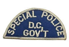 Vintage Commemorative Patch: Special Police DC Government