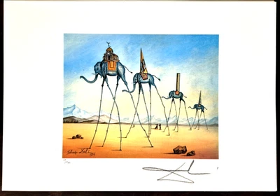 Salvador Dali - 50x35cm - Limitierte Auflage Nr. 58/200 - Bild 1 von 3