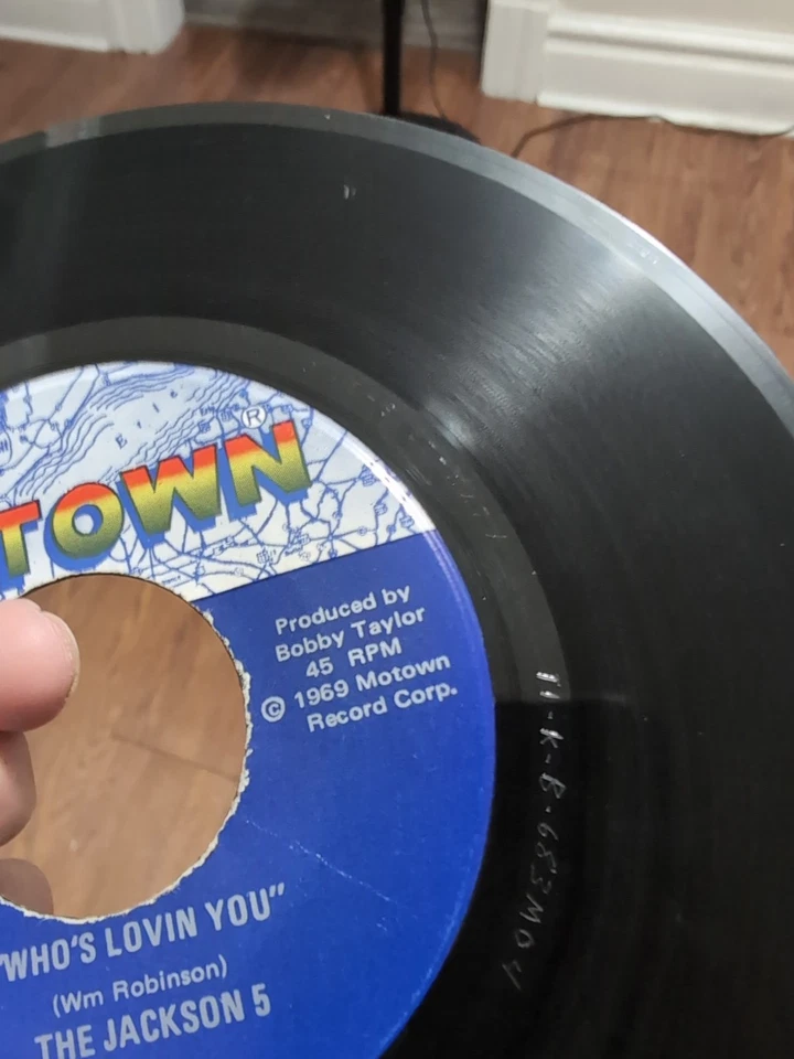 45 Record The Jackson 5 I Want You Back Who's Lovin You Michael Jackson VG - Image 3 of 4