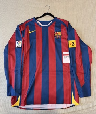 Nike FC Barcelona 2006 Reissue Long Sleeve J ersey | Ronaldinho