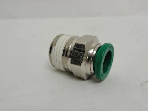 204514 New-No Box; Parker W68PLP-6-6 Straight Tube Connector; 3/8" Tube x 3/8 NP