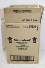 Vintage HUGE LOT 48 TOTAL Mentadent ProCare Youth Toothbrushes Soft Head