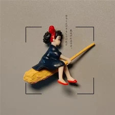 Refrigerator Magnet Japanese Anime Witch 3D Pop-Up Personalised Decoration