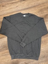 Port  Company Core Fleece Crewneck Sweatshirt Charcoal Gray Size Medium NWOT