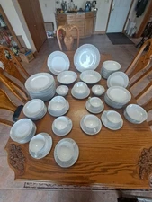 Imperial China Whitney Pattern Porcelain China Pattern 5671 W. Dalton Dinnerware