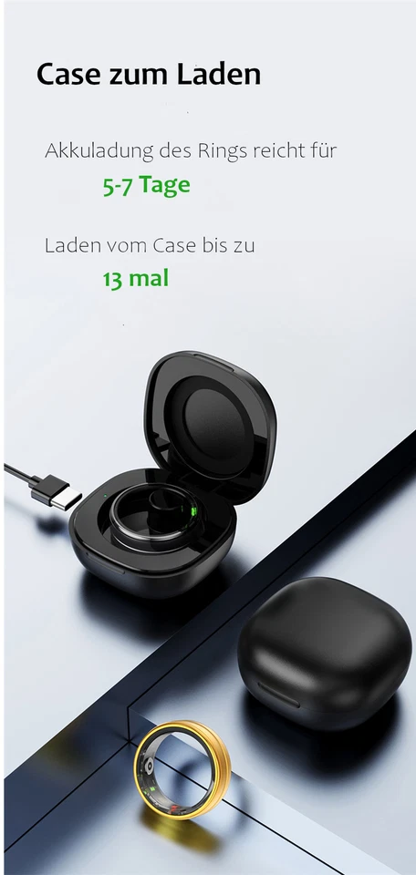 Halalo Smart Ring Aktivitäts- und Gesundheitstracker für iOS und Android - Bild 2 von 4