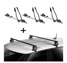 3x Fahrradträger SAGITTAR+Dachträger EVO STA für für für Seat Mii (KF1) 5 Türer 