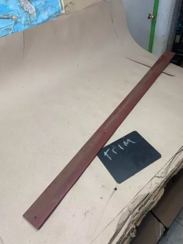 1980 1986 Ford Truck RED lower curtain regular cab rear trim panel 86 F150 F350