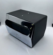 VTG Georgia Pacific Mornap Chrome & Black Double Sided Napkin Holder Dispenser