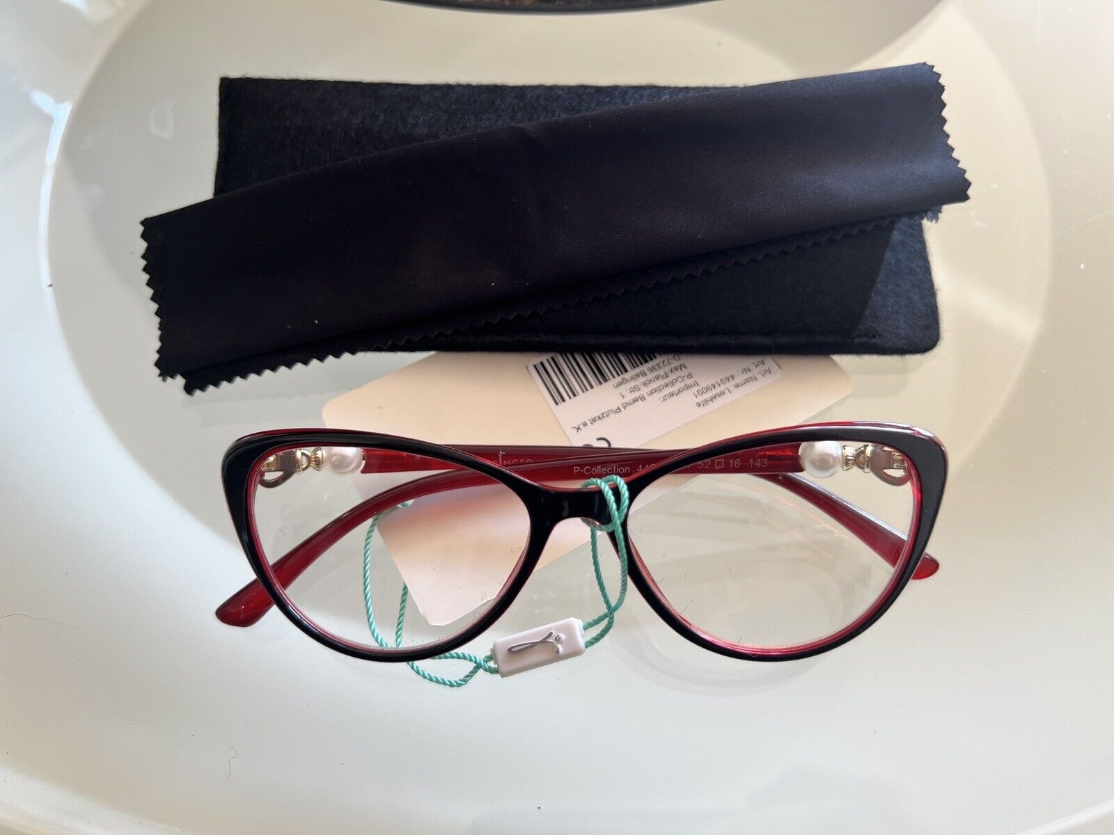 Modische Lesebrille Damen stylisch Brille Etui Dioptrien 1.50 NEU