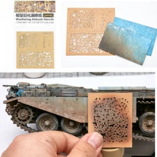 DIY Weathering Airbrush Stencils Tool For 1/35 1/48 1/72 Scale Model  Upgrade