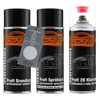 Autolack 2K Spraydosen Set für Austin Rover MG Morris WSD Zhu Guang Bai Metallic
