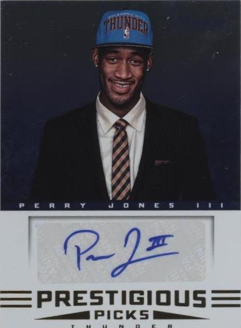Perry Jones Collection 2012-13 Prestige - Prestigious Picks Signatures Perry Jones III #72 (AU ...