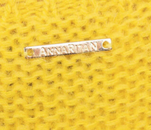 Made in Italy NEW AUTH €220 ANNARITA N TWENTY 4H Angora Wool Blend Size S YELLOW - Picture 7 of 11