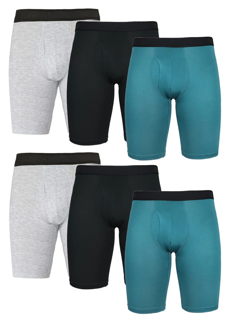 Long leg top cotton boxer briefs