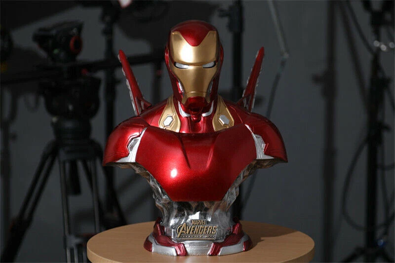Iron Man MK50 Bust Statue Resin Statue Collectiable 40cm 15'' Model Toy Gift — 第 4/4 张图片