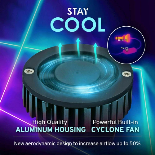 H8 RGB Multi-Color Phone Control High Beam DRL LED Bulbs For 07-18 Honda Accord - Foto 5 di 10