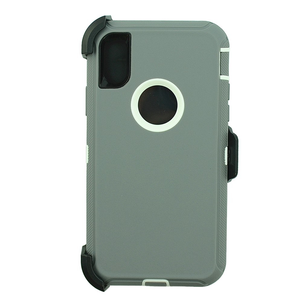 For Apple iPhone XR Defender Case Cover (Clip Holster Fits