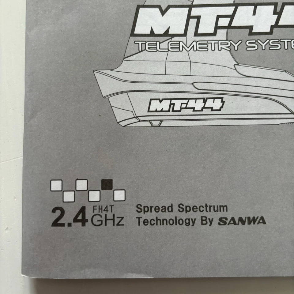 Sanwa MT44 MT-44 2.4ghz  R/C Transmitter User Manual OZRC ML1186 - Image 2 of 4