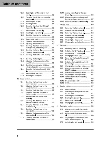 Husqvarna Owners Manual Book Guide 2025 TE 300 US - Picture 4 of 24