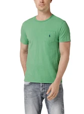 Polo Ralph Lauren Vintage Lino Cotton Pocket Tee T-Shirt Shirt Slim Fit Top S