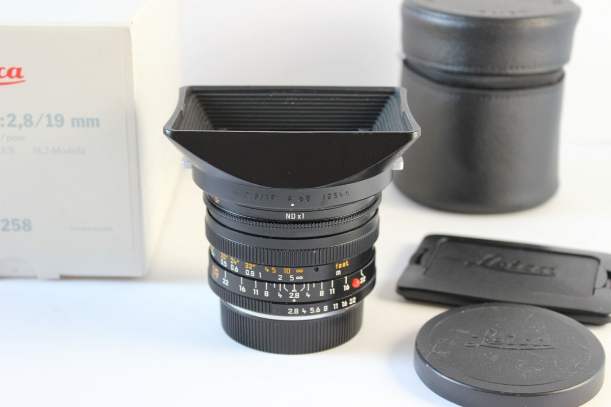 超美品 LEICA ライカ ELMARIT R エルマリート 19mm F2.8 Elmarit-R 19mm f2.8 1st | ライカカタログ | アトリエライカ