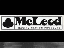 McLEOD Racing Clutch Products - Original Vintage 1970's Racing Decal/Sticker