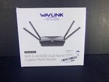 WAVLINK AX3000 WiFi 6 Router Multi-Gigabit Dual Band Mesh Router  Please Read 