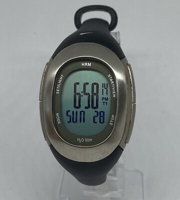 Nike Watch Women's WR0075 Imara Run Multi-Function Black New Battery