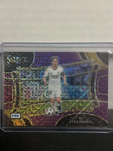 2023-24 Panini Select FIFA - Field Level Purple Mojo Prizm #235 Luka Modric