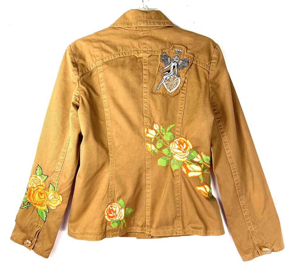 Blazer Johnny Was Bohemio Alas de Ángel Bordado Talla Mediana Foto 3 de 4