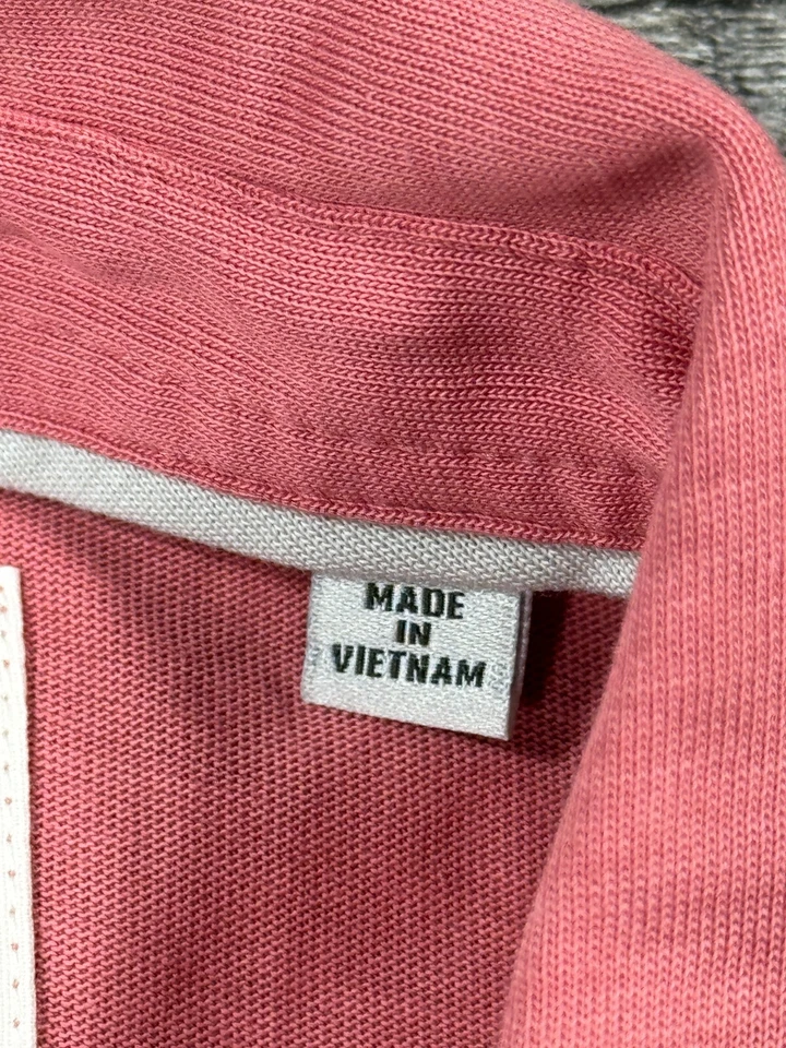 Camisa Polo Linksoul Mujer Pequeña Rosa Coral Manga Larga Golf Algodón de Lujo Foto 3 de 4