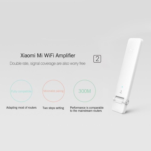 XIAOMI Mi WIFI Amplifier WLAN USB Repeater 2 Extender Signal Booster 300M Smart - Picture 9 of 10
