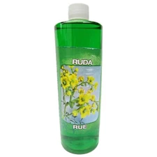 Agua Espiritual de Ruda Dinero Suerte / Rue Spiritual Water Luck Money 16 oz