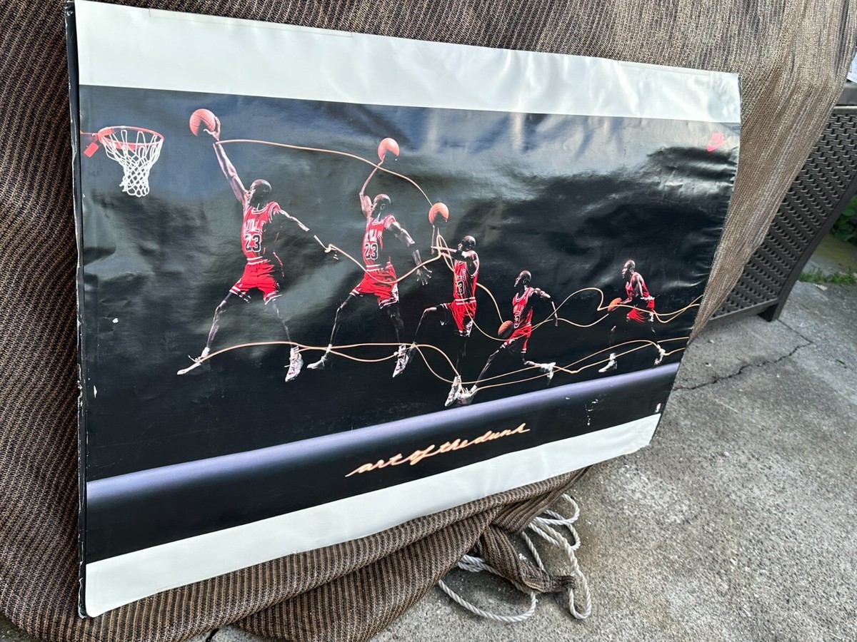 1992 MICHAEL JORDAN ART OF THE DUNK 24x35.5