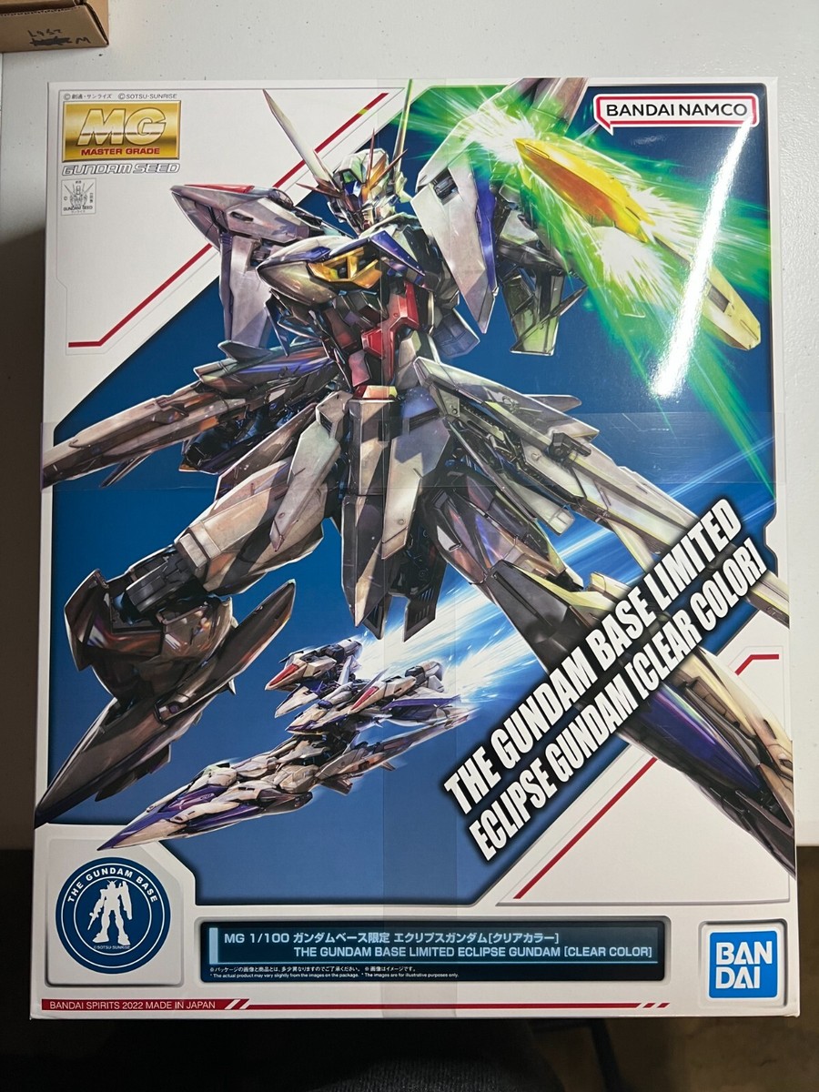P-Bandai MG Eclipse Gundam Clear Color Ver Gundam Base Limited