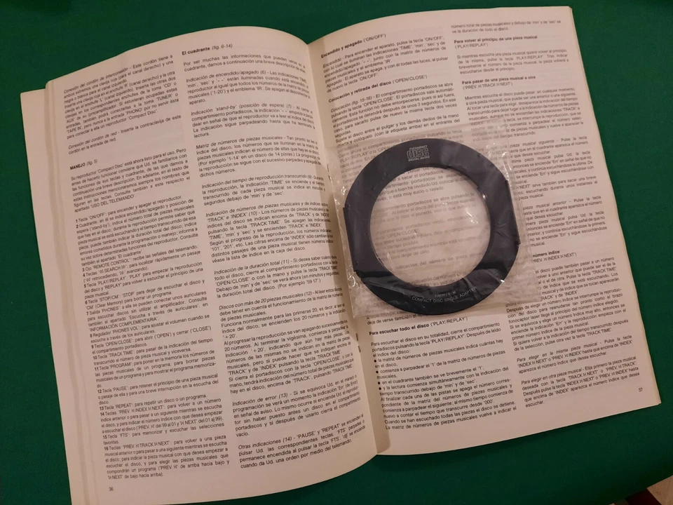 PHILIPS CD-473 MANUALE USO DIVERSE LINGUE - Immagine 2 di 3