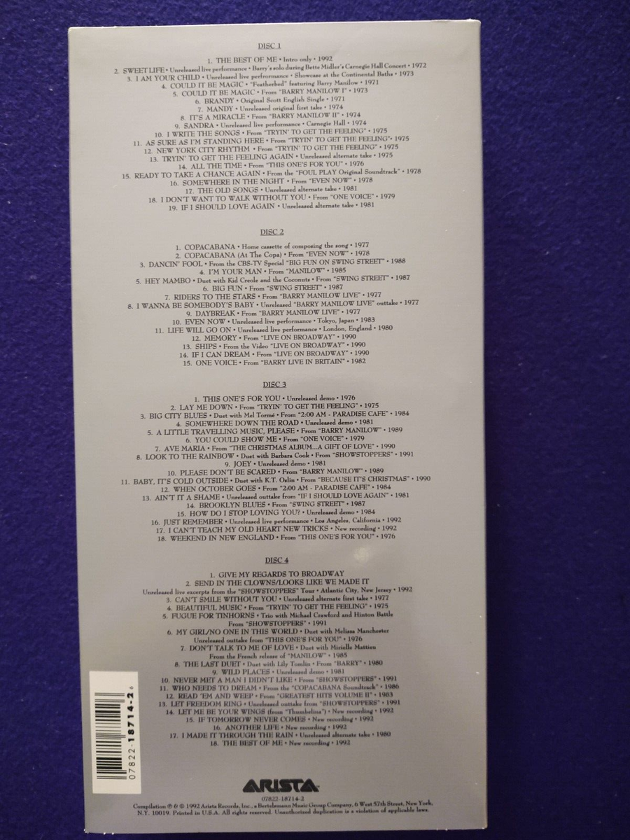 Barry Manilow--The Complete Collection And Then Some | eBay