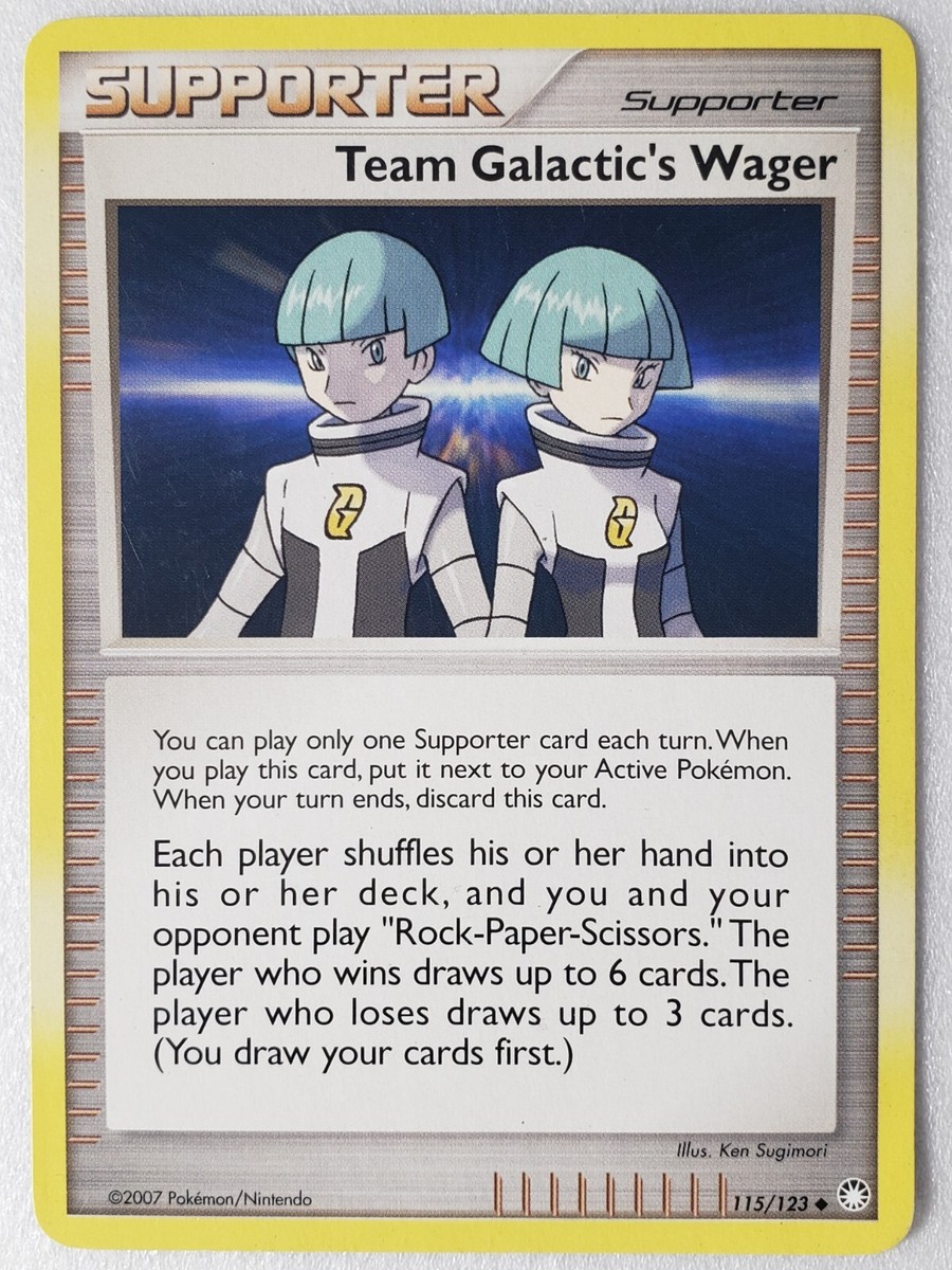 Team Galactic's Wager 115/123 LP - Mysterious Treasures Pokemon Card | eBay Team Galactic's Wager 115/123 LP - Mysterious Treasures Pokemon Card | eBay