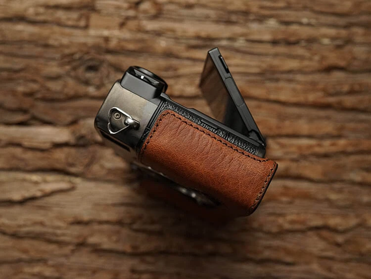 NEW Genuine Leather Camera Bag For Fuji X-Pro3 Protect Case Cover Base Grip - Image 4 of 4