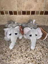 2 Dakin 8" Lou Rankin Best Friends Hoover The Elephant Stuffed Bean Plush 0915