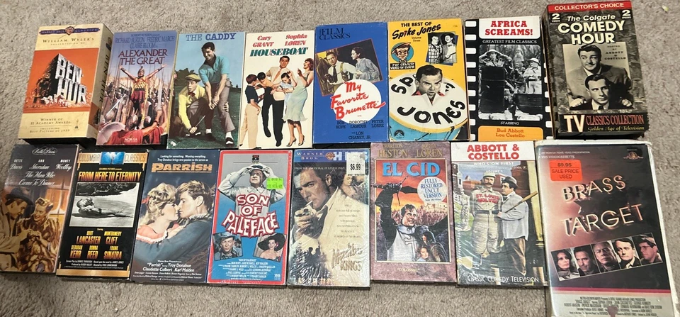 Huge Classic TV Shows & Movies VHS Lot 80+ Tapes Action Comedy Drama Family More Foto 3 de 4