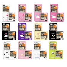 Sanrio Genuine GALAXY {Z FLIP7/Z FLIP6/Z FLIP5} Phone Case FACE 3D Hard Cover